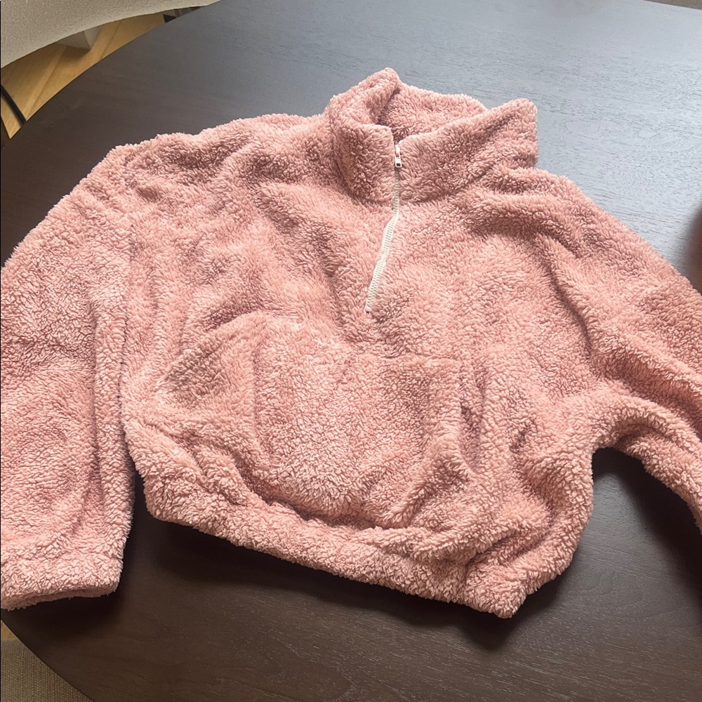 Zaful Soft Pink Cowl Neck Sweater